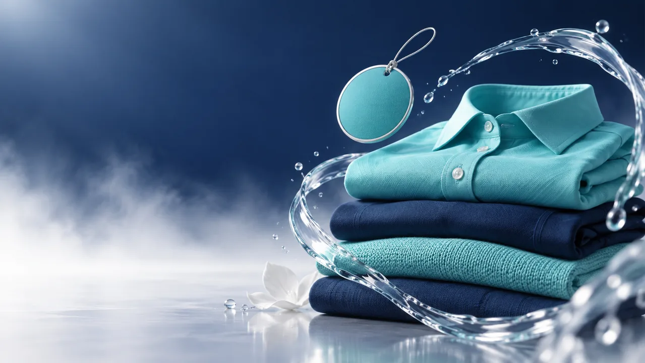 Conceptual folded garment arrangement